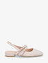 Ballerines en tweed à quartier ouvert - Beige - 1