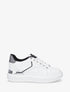 Sneakers à empiècement métallique - Blanc - 1