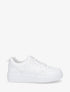 Baskets uni en simili - Blanc - 1