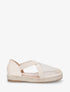 Espadrilles élastiquées effet mesh - Beige - 1