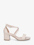 Sandales classiques à brides croisées - Beige - 1