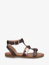 Nu-pieds à lannière vache - Marron - 1