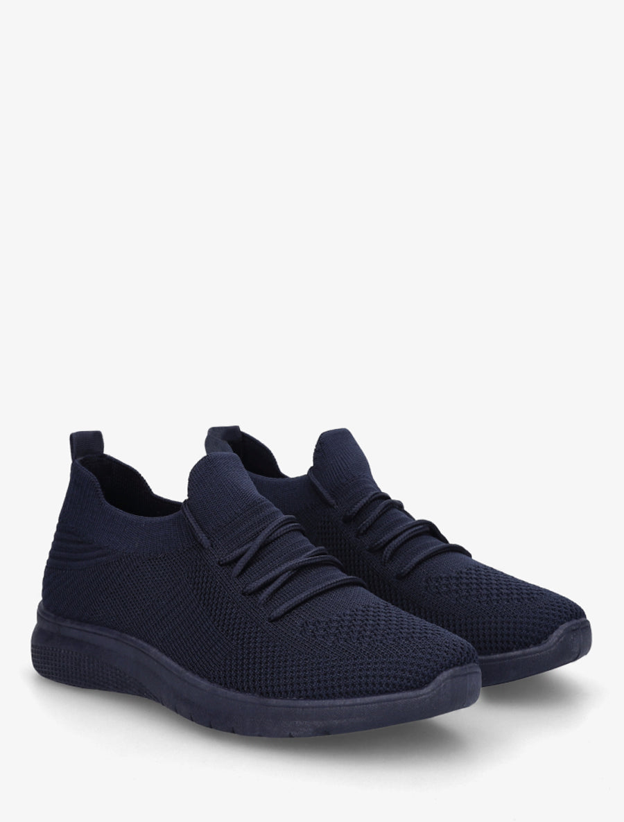 Baskets en mesh style running - Marine - 4