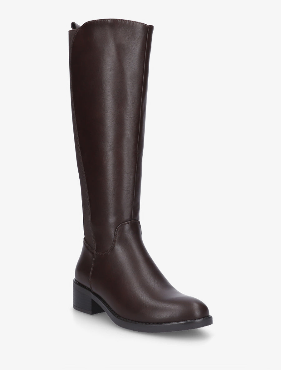 Bottes classiques élastiquées - Marron - 2