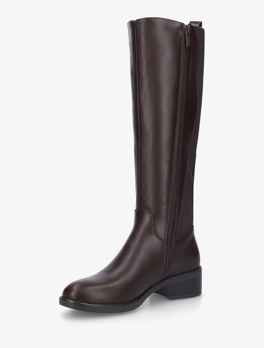 Bottes classiques élastiquées - Marron - 3