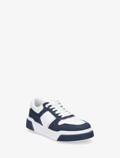 Sneakers style denim - Marine - 2