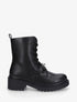 Boots style rangers à boucle - Noir - 1