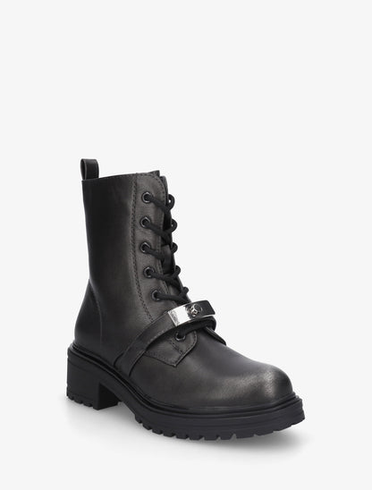 Boots style rangers à boucle - Gris anthracite - 2