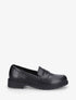 Mocassins unis en simili - Noir - 1