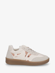 Baskets en simili texturé - Beige - 1