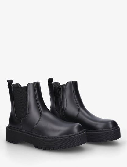 Bottines style chelsea - Noir - 4