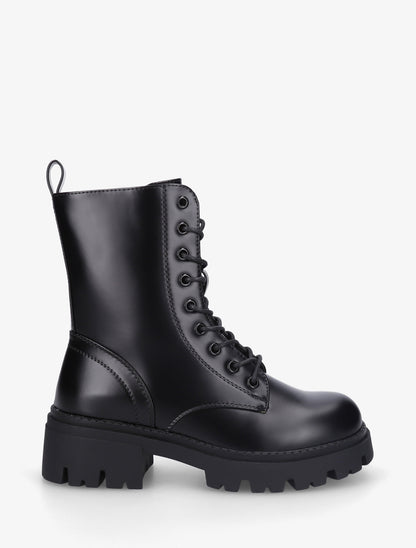 Bottines à lacets - Noir - 1