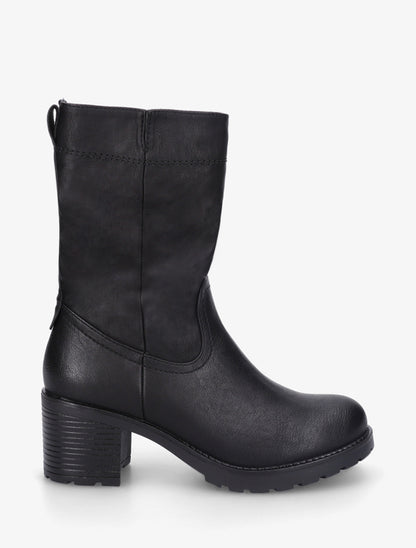 Bottines montantes classiques - Noir - 1