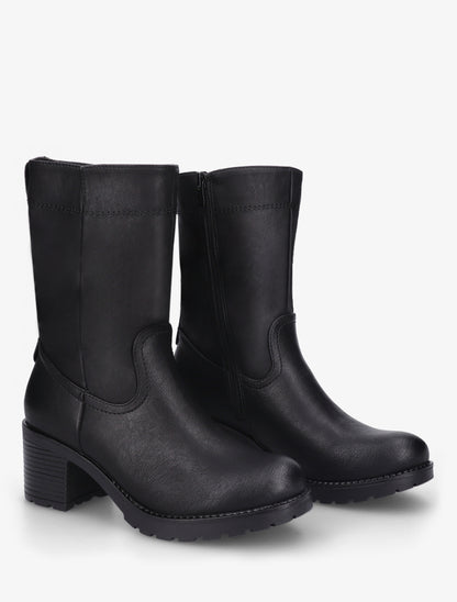 Bottines montantes classiques - Noir - 4