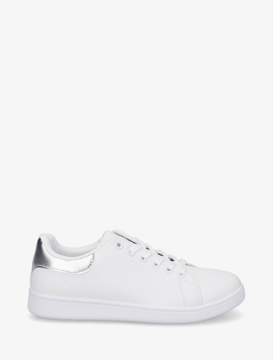 Baskets classiques en simili - Argent - 1