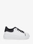 Sneakers en simili bicolore - Noir - 1