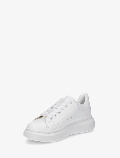 Baskets casual en simili - Blanc - 3