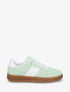 Sneakers unies à semelle caoutchouc - Vert d&
