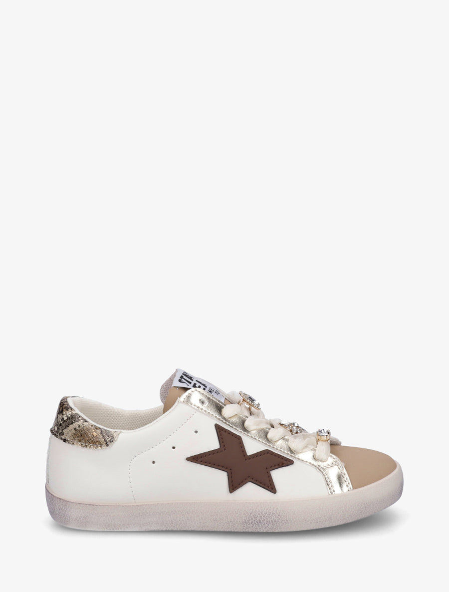 Baskets à bijoux strassés - Marron - 1