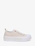 Tennis en toile à bout rond - Beige - 1