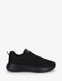 Sneakers unies en mesh - Noir - 1