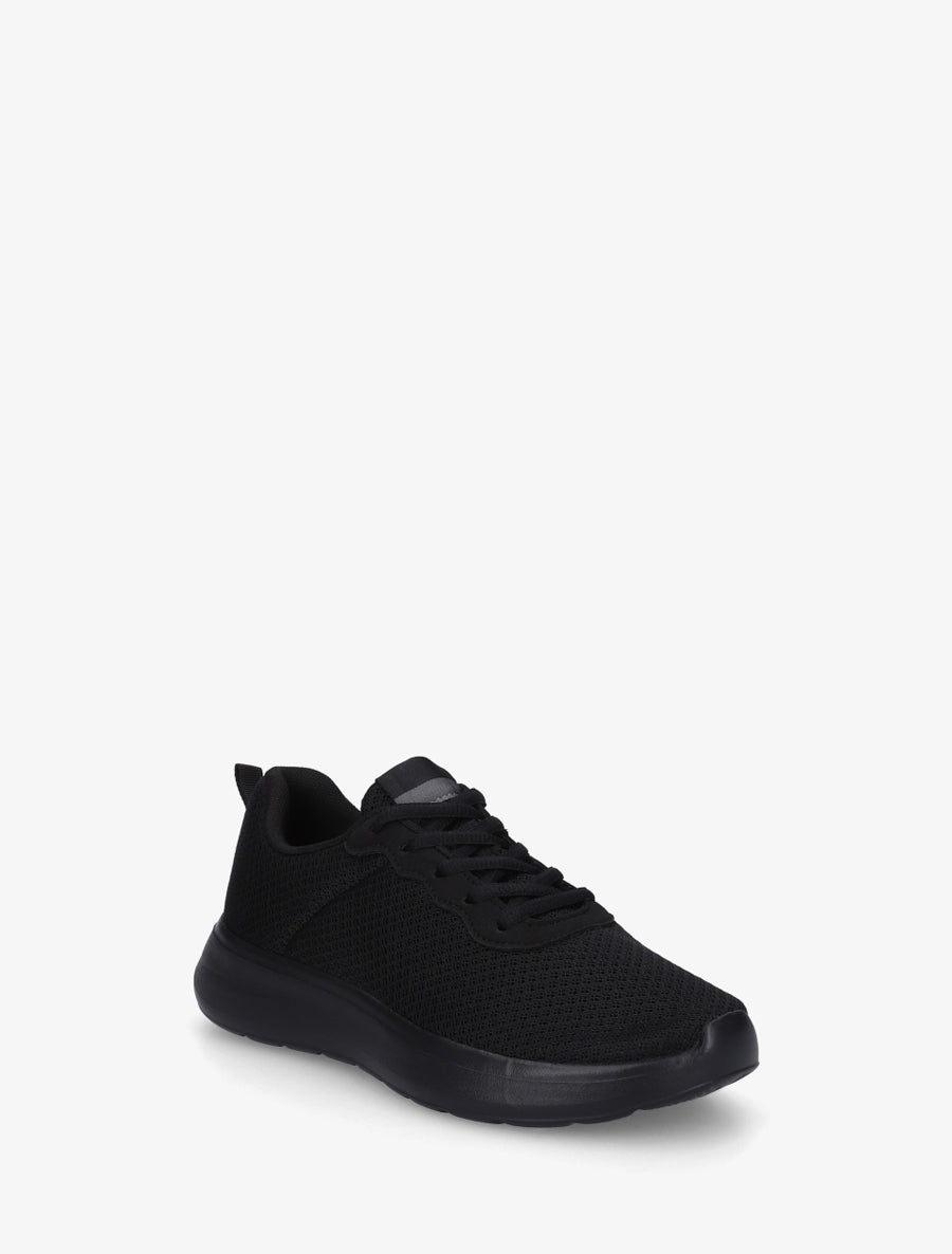Sneakers unies en mesh - Noir - 2