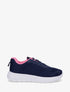 Sneakers unies en mesh - Marine - 1