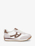 Sneakers en simili à détails contrastants - Blanc - 1