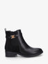 Bottines bimatière à boucle - Noir - 1