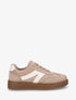 Sneakers à semelle en caoutchouc - Taupe - 1
