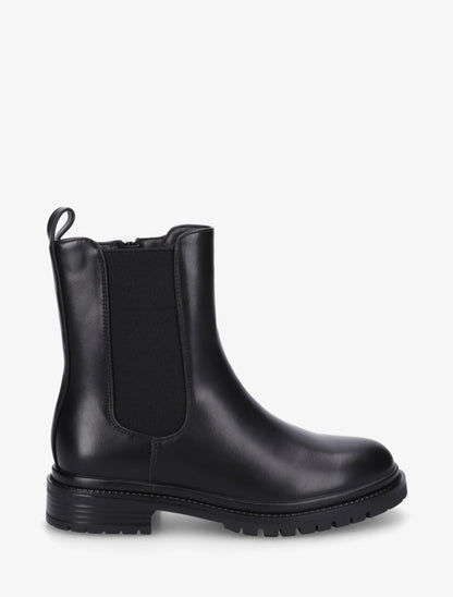 Chelsea boots unies - Noir - 1