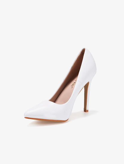 Escarpins mates - blanc - 3