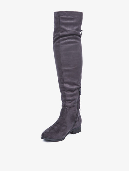 Cuissardes dos corset - gris foncé - 3