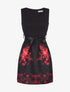 Robe bas motifs - noir - 1