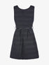 Robe évasée ceinturée - noir - 3