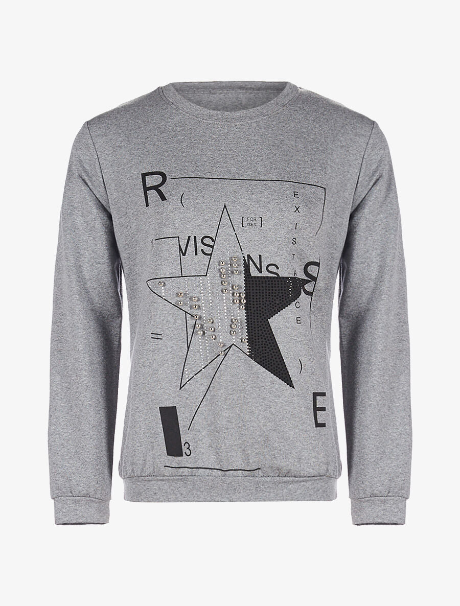 Pull existance - gris - 3