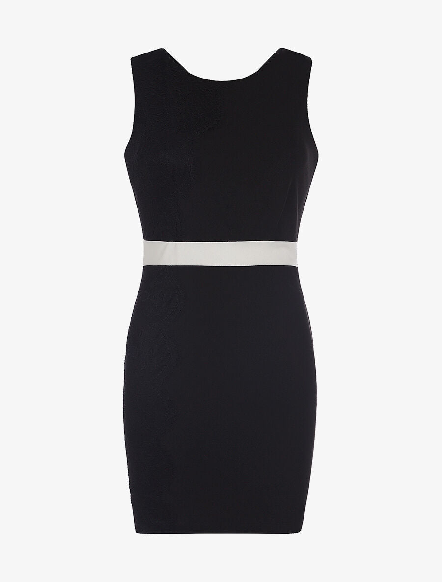 Robe côté dentelle - noir - 3