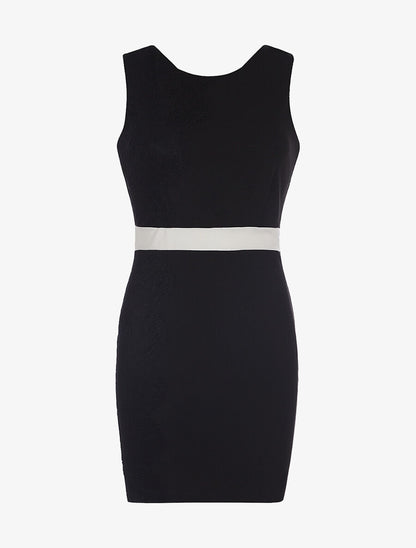 Robe côté dentelle - noir - 3