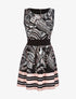 Robe imprimée - rose - 1