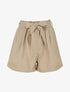 Short paperbag en lin - Beige - 1