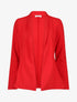 Veste fluide unie - Rouge - 1