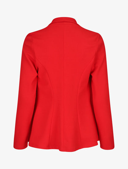 Veste fluide unie - Rouge - 2