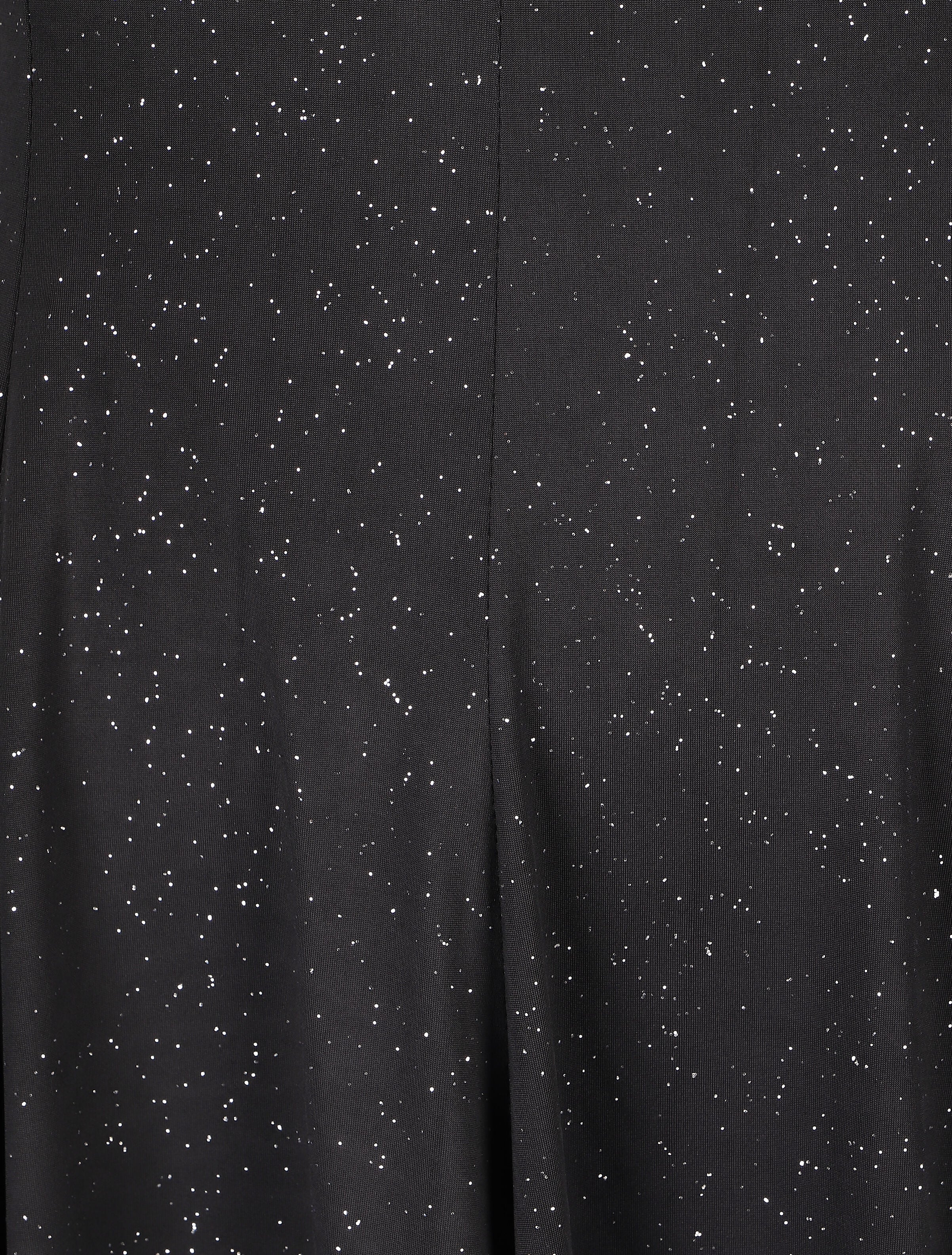 Robe patineuse sans manches à paillettes - Noir - 3
