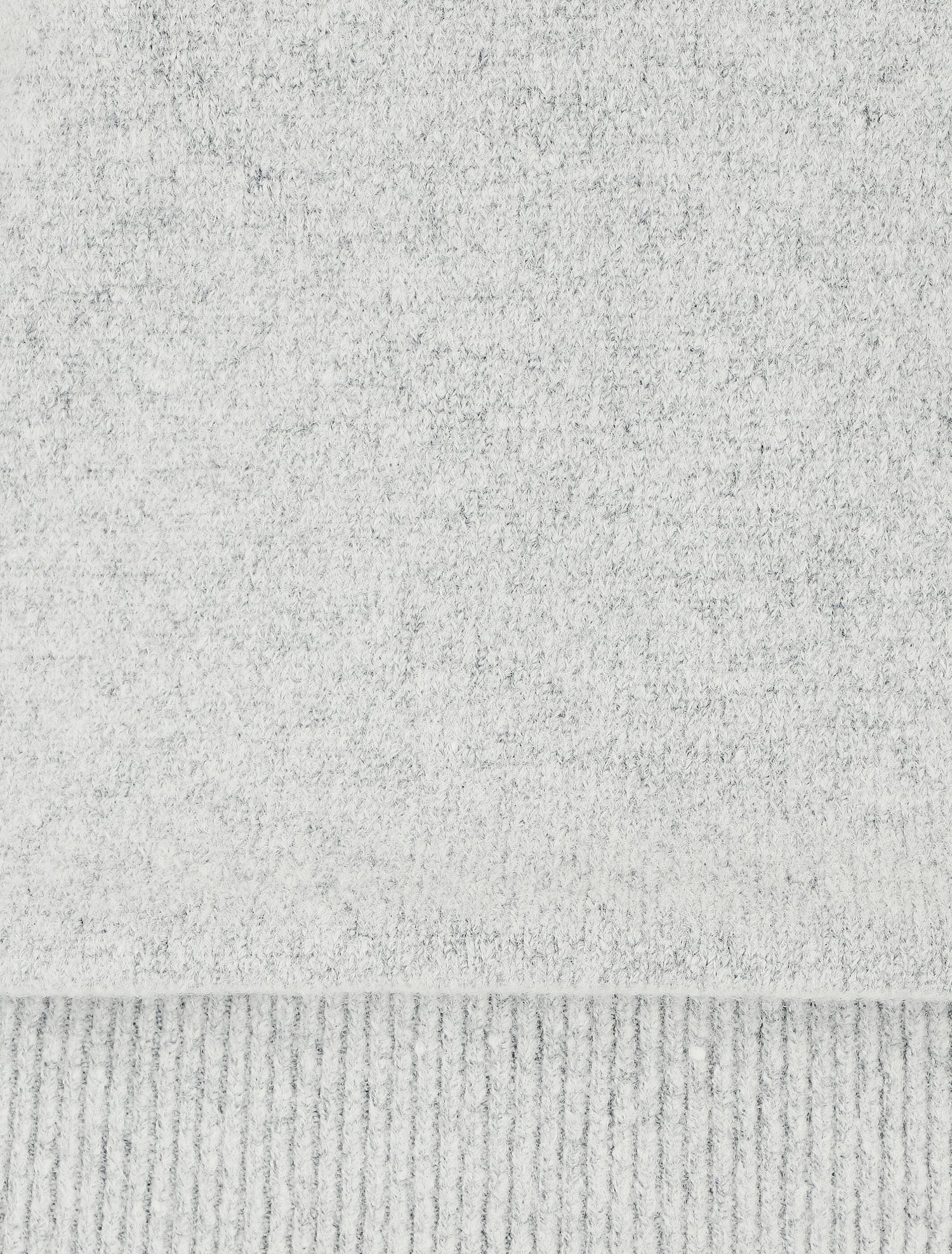 Pull col montant en cachemire mélangé - Gris clair - 3