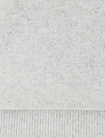 Pull col montant en cachemire mélangé - Gris clair - 3