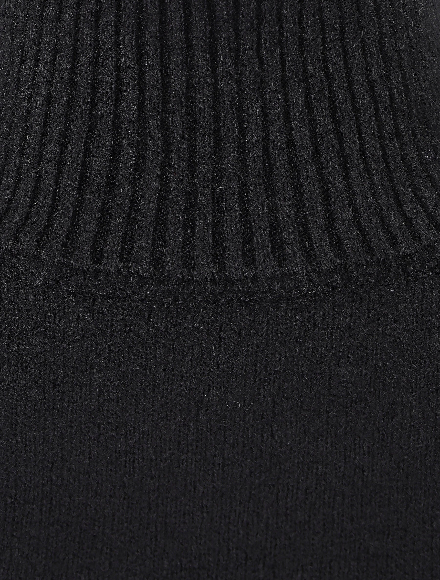 Pull col roulé en cachemire mélangé - Noir - 3