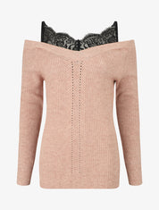 Pull col bardot et débardeur trompe l&