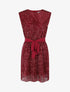 Robe sans manches à sequins - Bordeaux - 1