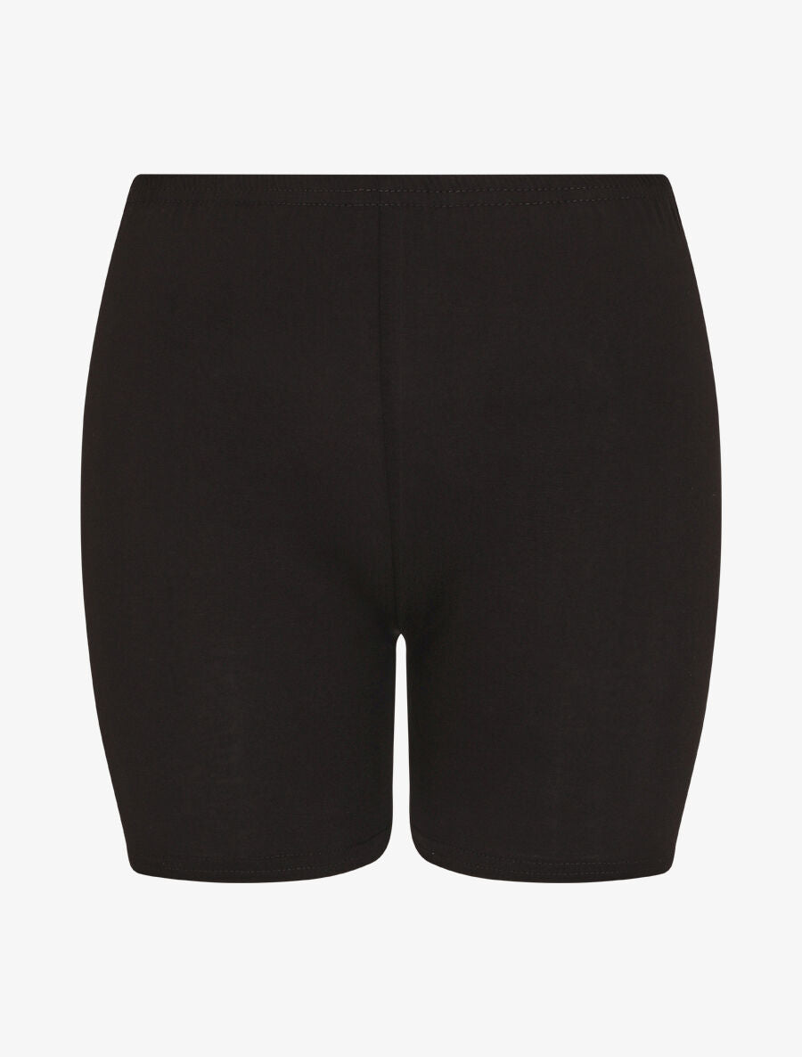 Short sous robe uni - Noir - 4