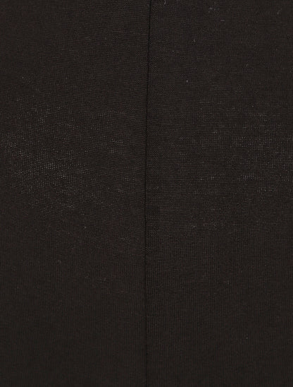 Short sous robe uni - Noir - 3